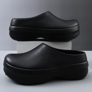 Chef's <b>Shoes</b> Unisex Thick-Soled <b>Closed</b>-<b>Toe</b> Slippers White EVA Breathable Non-Slip Outdoor Wear <b>Summer</b> Comfortable Footwear - Product Image 3