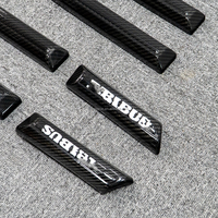 Bandes de garniture latérale en fibre de carbone véritable pour Mercedes Classe G W463, style B, protection des panneaux de moulures de portes extérieures