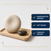 Diffuseur en céramique écologique pour huiles essentielles, pierre aromatique poreuse, ensemble de supports pour pierres aromatiques, cadeau d'aromathérapie pour la maison et le bureau