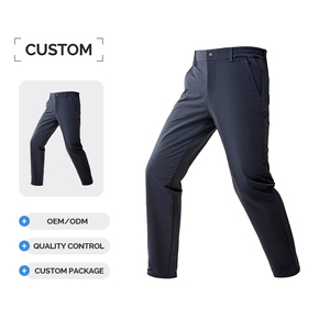 Nuovi <span class=keywords><strong>Pantaloni</strong></span> Casual Premium da Uomo per Golf e Business, <span class=keywords><strong>Pantaloni</strong></span> da Corsa Outdoor Super Elasticizzati con Tasche e Vita Elastica - Product Image 1