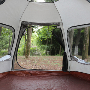 Tente de camping extérieure 280X240X160CM 210D Oxford double couche quatre saisons ouverture rapide automatique tente familiale - Product Image 5