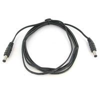 Câble d'alimentation 2 broches 5.5*2.1mm DC 5.5 2.1 mâle à mâle Dc 5521 Câble Jack Plug Connector Extension