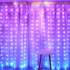 Led RGB Illusion da chuỗi Rèm đèn IP65 đánh giá giáng sinh trang trí đám cưới chiếu sáng Rèm chuỗi ánh sáng - Product Image 2