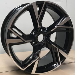 Jantes en alliage d'aluminium noires de 18 pouces, 19 pouces et 20 pouces, adaptées aux modèles Audi et Volkswagen - Product Image 5