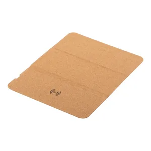 Tapis de souris sans fil en liège, gadgets personnalisés - Product Image 1