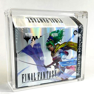 Boîte de présentation TCG en acrylique pour booster de cartes Magic the Gathering, <span class=keywords><strong>Le</strong></span> <span class=keywords><strong>Seigneur</strong></span> <span class=keywords><strong>des</strong></span> <span class=keywords><strong>Anneaux</strong></span>, Contes de la Terre du Milieu - Product Image 1