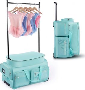 BSCI Roller <b>Kids</b> Ballet Competition Travel Duffle Dance Garment <b>Bags</b> with Garment Rack Waterproof Luggage <b>Trolley</b> - Product Image 1