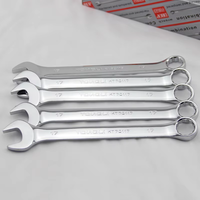DISEN Llave Combinada de Trinquete de 9/16 Pulgadas, Caja de 72 Dientes, Extremo Abierto, Acero al Cromo Vanadio, 72 Dientes CrV para Apretar DIY OEM