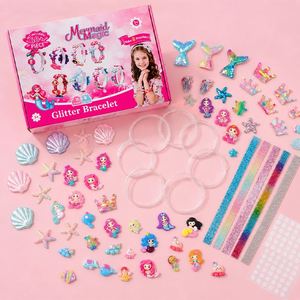 Educational Hair Craft Kit Girls DIY <b>Headbands</b> Clips Ribbons Gems Butterflies Hands on Activity Present Supplier - Product Image 3