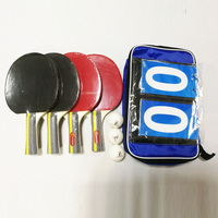 Ensemble de raquette de tennis de table professionnelle en carbone avec impression personnalisée et logo de 3 à 6 étoiles Raquette de tennis de table