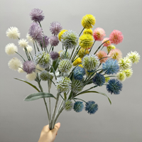 Hydrangea artificielle Y-110 à tige unique, fleur d'hortensia artificielle pour la décoration de la maison, des tables de mariage et des arrangements floraux