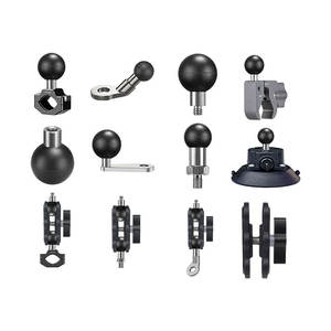 Schroef motorfiets stuurhouder achteruitkijkspiegel balhoofdklem basis aluminiumlegering universeel 1/4 -20 draad draagbare telefoon - Product Image 4