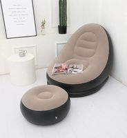 Fauteuil gonflable Bean Bag avec pompe à air domestique, canapé gonflable, chaise de jeu pour salon et chambre à coucher