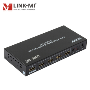 4 x1 hdmi 2.0 מתג 4k 18gbps 4 ב 1 החוצה וידאו מתג yuv4: 4:4 עם משגר תמיכה ir, ספדיון 5.1, 2.0 ראקה & דמוית 2.0 - Product Image 5