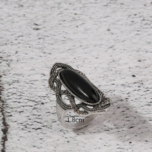 핫 세일 천연 다이아몬드 탄생석 선물 보석 구리 여성 빈티지 패션 웨딩 파티 반지 - Product Image 4