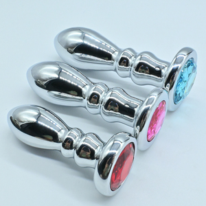 Jouets sexuels en métal pour hommes, forme de pénis artificiel, expansion anale pour femmes matures, massage du point G, pénétration - Product Image 4