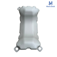 Ponton flottant modulaire en HDPE gris résistant aux UV, robuste et durable, avec garantie de 3 ans pour les marinas de jet-skis et de bateaux