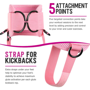 Sangles de cheville réglables en néoprène OEM Fdfit Guard unisexes pour les exercices de fessiers et les kickbacks sur machine à <span class=keywords><strong>câble</strong></span> - Product Image 3