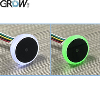 GROW GM861S USB UART Petit scanner de code-barres rond avec voyant lumineux 1D/QR/2D Module de scanner de code-barres QR