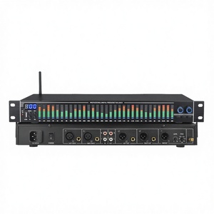 معادل صوت رقمي من AOFO مع شاشة عرض للصوت والقيمة، تصميم فريد للتحكم الاحترافي بالصوت في الاستوديو والاستخدام المباشر - Product Image 4