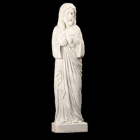 Statue d'ange en marbre blanc, figurine de grande taille amulette de jardin, intérieur, poli