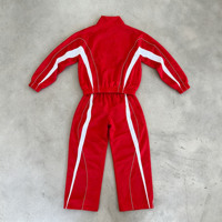 Ensemble de survêtement personnalisé surdimensionné de haute qualité 100 % nylon, comprenant un sweat à capuche épais et un pantalon de jogging ample et empilé
