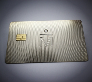 Luxury 24K Gold Plated NTAG216 NFC Business <b>Card</b> Dual Side Hidden Chip Metal Printing for <b>Access</b> <b>Control</b> - Product Image 6