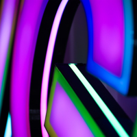 Enseignes LED publicitaires RGB extérieures 3D en acrylique personnalisées, enseignes LED extérieures