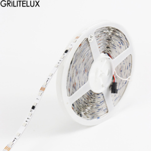 Tira de Luces <span class=keywords><strong>LED</strong></span> <span class=keywords><strong>RGB</strong></span> Programable, Direccionable, SMD <span class=keywords><strong>5050</strong></span>, 60 <span class=keywords><strong>LED</strong></span>/M, Flexible, con Cambio Dinámico de Color - Product Image 4