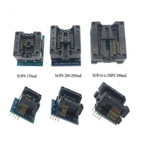 New SOP16+SOP8 to DIP8 150mil 200mil 208mil Adapter Socket for EZP 2010 EZP2013 EZP2019 RT809F RT809H CH 341A TL866 Programmer