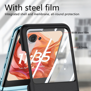 Funda Protectora Rígida para Teléfono <span class=keywords><strong>Motorola</strong></span> <span class=keywords><strong>Razr</strong></span> 50 60 con Anillo Metálico y Soporte - Product Image 5