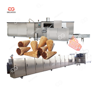 Ligne de production entièrement automatique Machine à cône gaufré sucre biscuit roulé Machine à cône de crème glacée Prix
