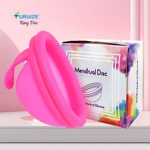 <span class=keywords><strong>Disco</strong></span> <span class=keywords><strong>Menstrual</strong></span> Reutilizable de Silicona de Grado Médico 100% para la Higiene Femenina, Marca Privada Furuize - Product Image 1