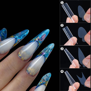 288 pièces de moules en silicone double forme pour polygel, pour extensions d'ongles à la française, outil de modelage rapide DIY pour manucure en salon - Product Image 5