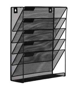 Porte-documents ou porte-revues mural ou de bureau en maille de qualité supérieure - Product Image 4