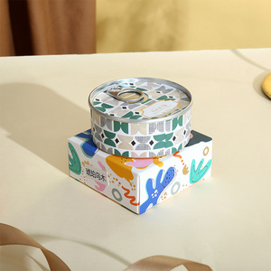 Private Label Decorativo Metal Branco Perfumado Vela Outdoor Tin Perfumado Velas Luxo Aromaterapia - Product Image 6
