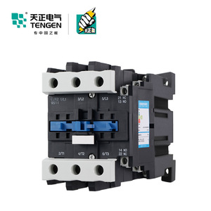 Contactor de CA Tengen CJX2-9511 de 100A trifásico para montaje en carril DIN - Product Image 1