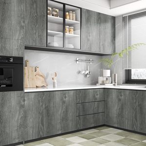 PVC vinile realistico legno grano di riparazione nastro adesivo per pavimenti mobili ristrutturazione linea battiscopa decorazione pellicola protettiva - Product Image 5