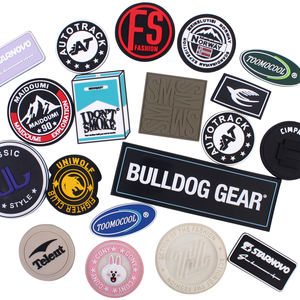 Разнообразные термоаппликации, нашивки для одежды, персонализированные логотипы, изготовление на заказ из резины и силикона, оптовая продажа - Product Image 1