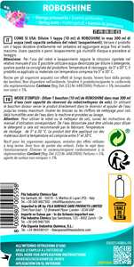 ROBOSHINE Robot mocio concentrato detergente basso pavimento schiumogeno detergente per tutte le superfici dure rimuove sporco e macchie - Product Image 3