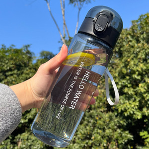Bouteille d'eau vide personnalisée de 780ml en plastique, bouteille d'eau potable transparente étanche sans BPA, vente en gros - Product Image 4