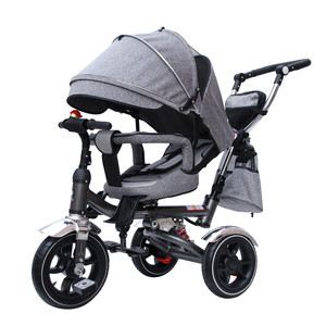 Poussette pour bébé 4 en 1, <span class=keywords><strong>tricycle</strong></span> à 3 roues pour filles, <span class=keywords><strong>tricycle</strong></span> à poussée pour enfants en bas âge - Product Image 5