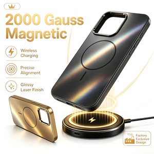 <span class=keywords><strong>Coque</strong></span> de téléphone magnétique antichoc en TPU mat de luxe avec chargement sans fil, vente en gros d'usine pour <span class=keywords><strong>iPhone</strong></span> 17 16 15 14 13 <span class=keywords><strong>12</strong></span> Pro Max - Product Image 3