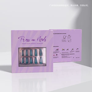 Nouveau design de boîte à ongles boîte d'emballage de marque privée prix d'usine naturel délicat et confortable - Product Image 5