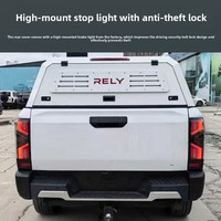 Capot de benne en acier au manganèse pour Chery Rely Pickup, blanc, avec 3 portes à ailes de mouette, pour atelier, vente en gros