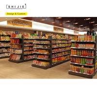 Système d'étagères de gondole de supermarché moderne unités de présentation utilisées pour épicerie étagères étagères de magasin pour la vente au détail