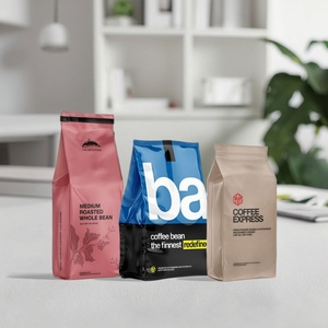 Bolsa Personalizada con Impresión a Todo Color, Bolsa con Fondo Plano y Válvula para Café, 250g 500g 1kg, OEM/ODM - Product Image 5