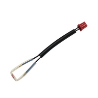 Termistor disegel kaca sensitif tinggi 100k Sensor suhu Ntc 10k 50k termistor 10k