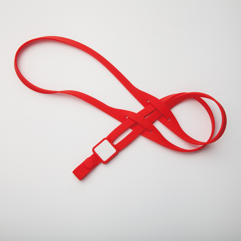 UHOO Fashion Silicone Hanging Rope Soft Lanyard 12mm