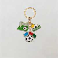 Nuevo Colgante de Recuerdo 2026 de Moda con Temática de Fútbol, de Aleación de Zinc, Impresión Tipográfica, Forma Irregular, Personalización Sencilla